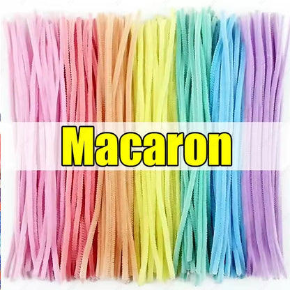 100-1500Pcs Colorful Pipe Cleaners