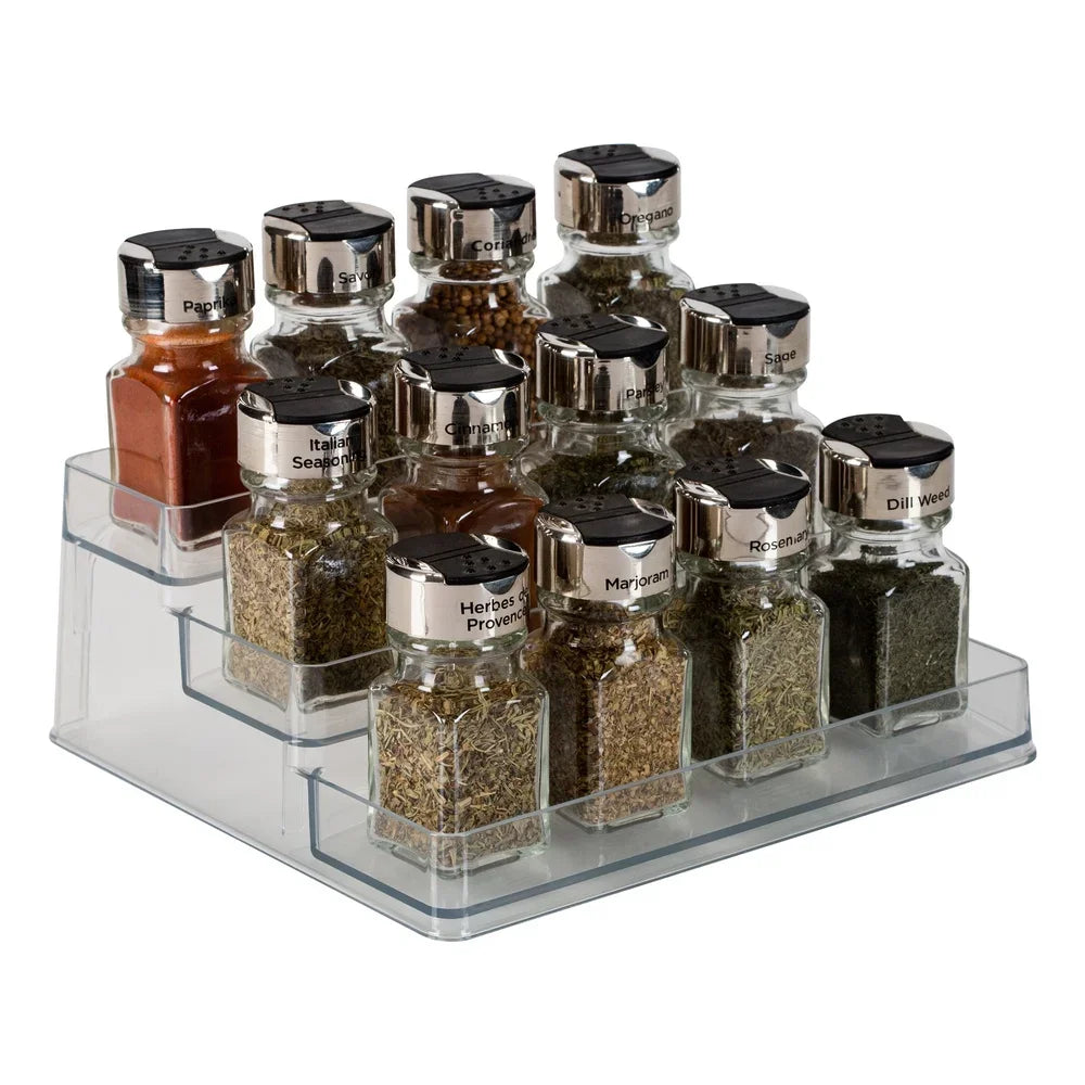 3 Tier Clear Cabinet Organizer