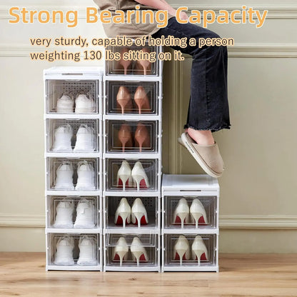 Assembly-free Foldable  Shoe Box