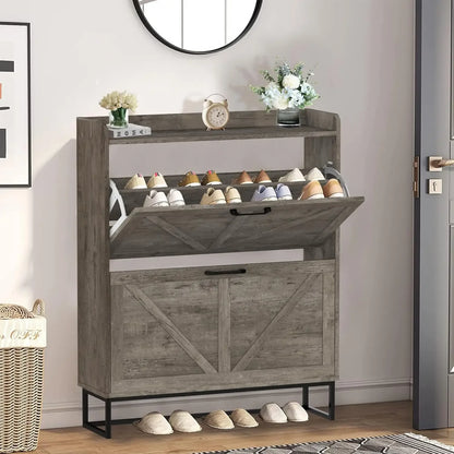 Thicken Rattan Shoe Cabinet