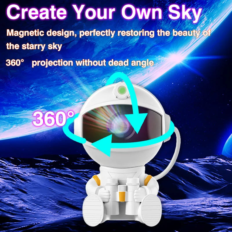 Astronaut Projector Galaxy Starry Lights