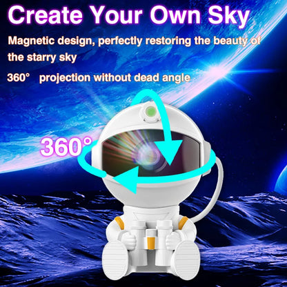Astronaut Projector Galaxy Starry Lights