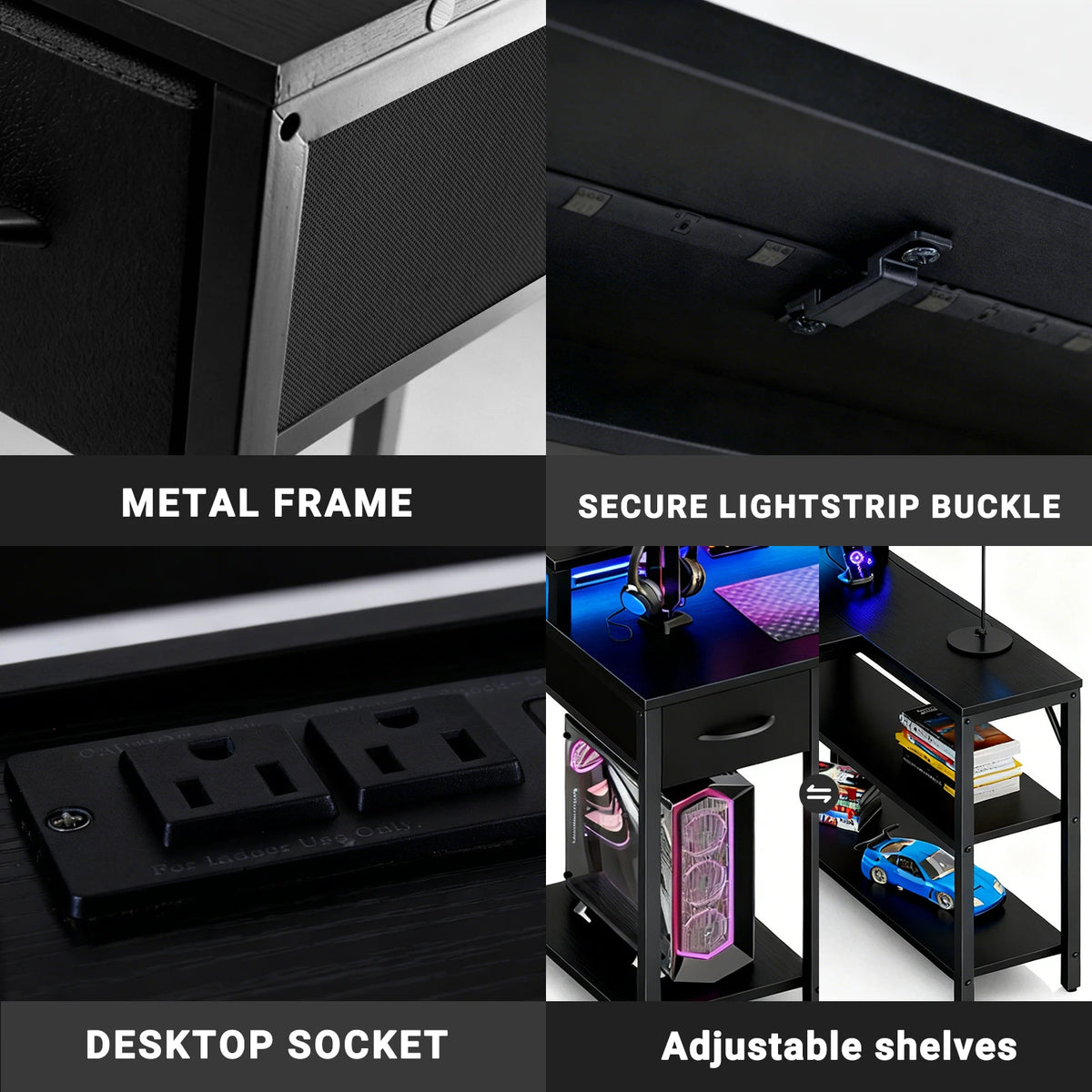 L Shaped Gaming Desk