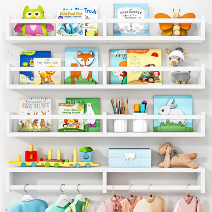 32 Inch Floating Bookshelves Set of 4