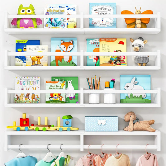 32 Inch Floating Bookshelves Set of 4