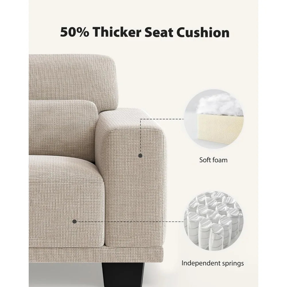 3 Seater Sofa Couch with Deep Seats