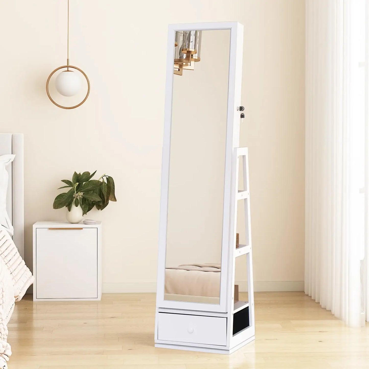 Rotatable Full Length Mirror