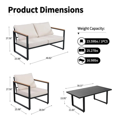 4-Piece Outdoor Patio Set