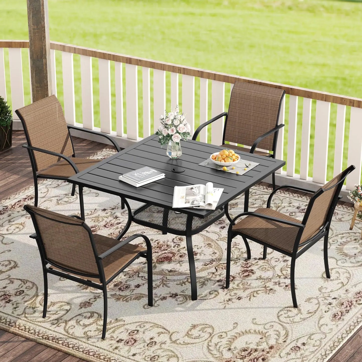 5 Pieces Patio Dining Set