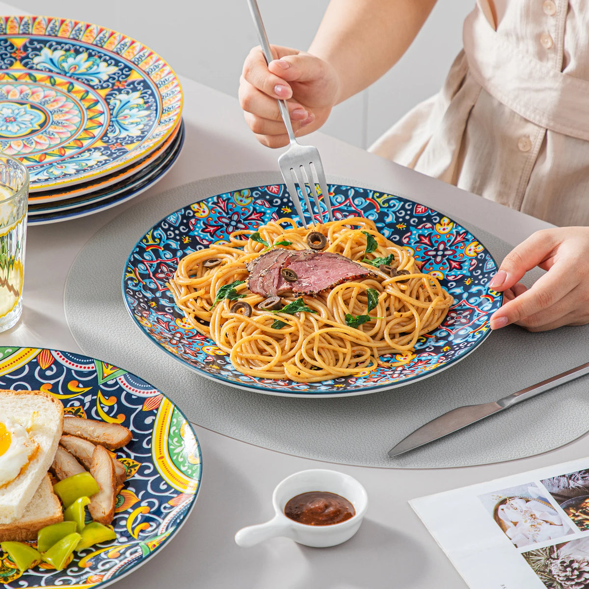 12/16/18/24 Piece Ceramic Dinnerware