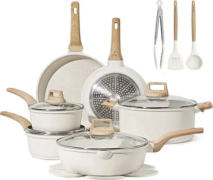 26cs w/Frying Pans & Saucepans & Grill Pan