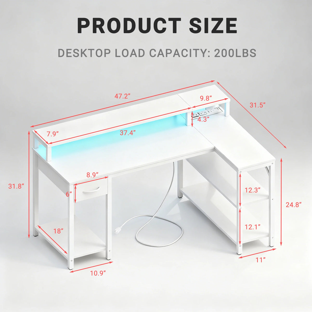 L Shaped Gaming Desk