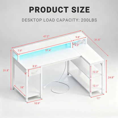 L Shaped Gaming Desk