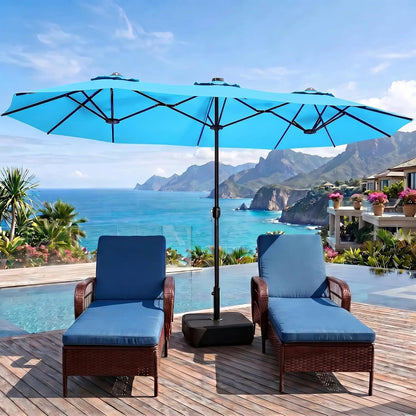 15 FT Large Rectangular Umbrella