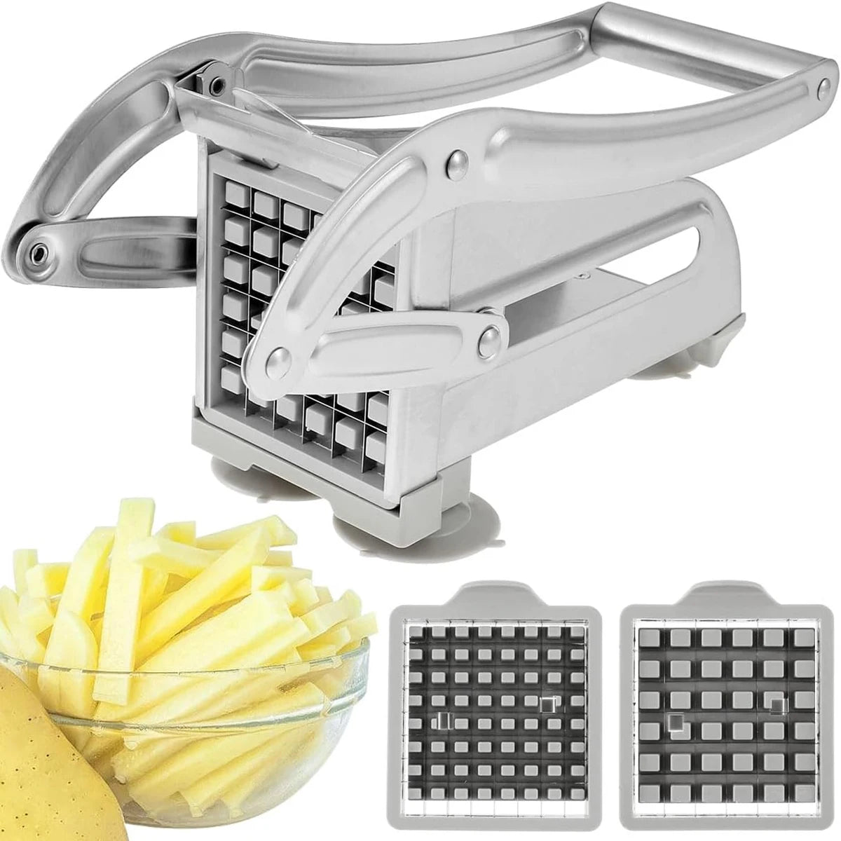 French Fries Cutter Stainless Steel Potato Slicer