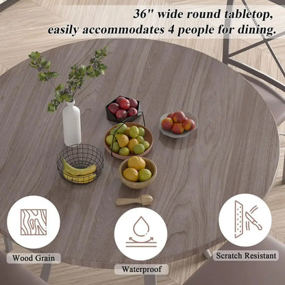 36 Round Dining Table for 4