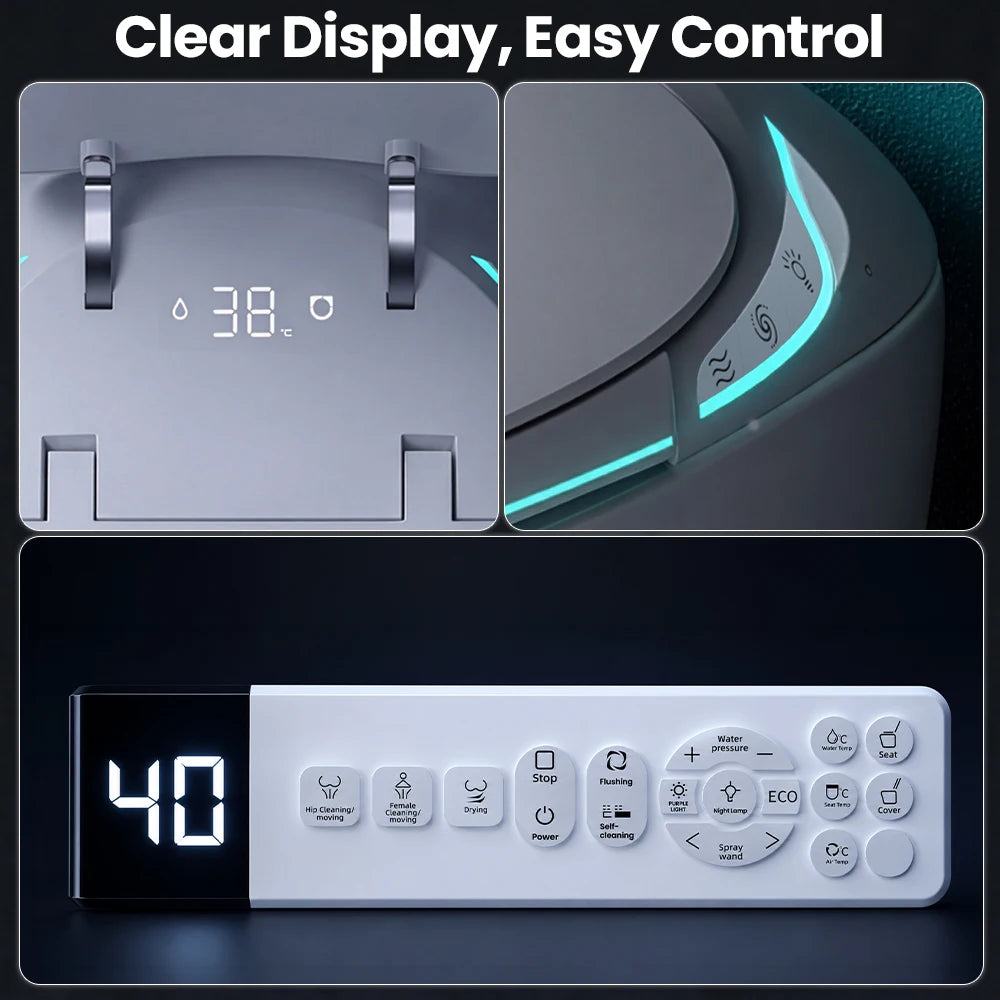 Smart Toilet Seat with Bidet