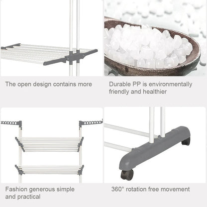 4-Tier Foldable Drying Rack