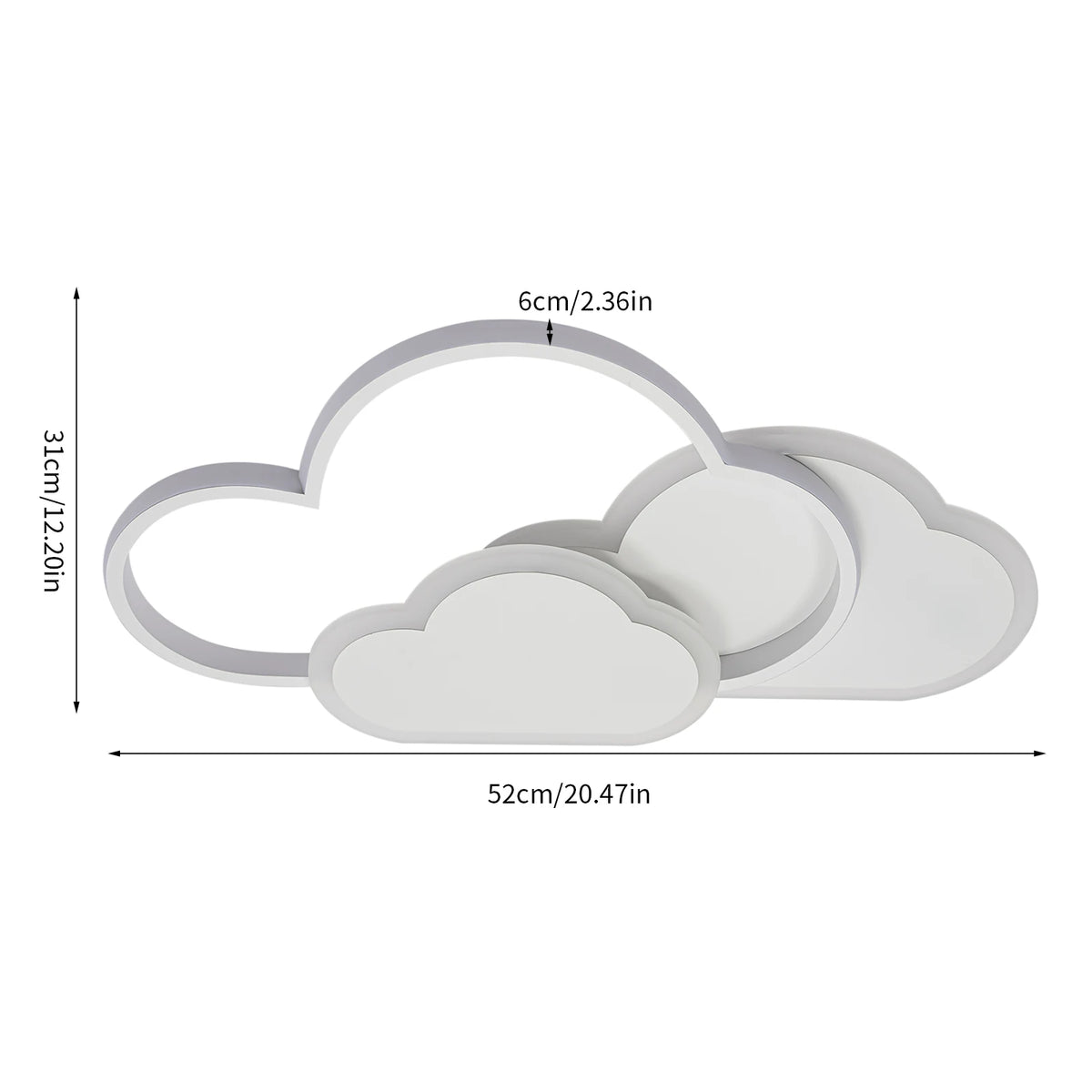 Cloud Shape LED Ceiling Light