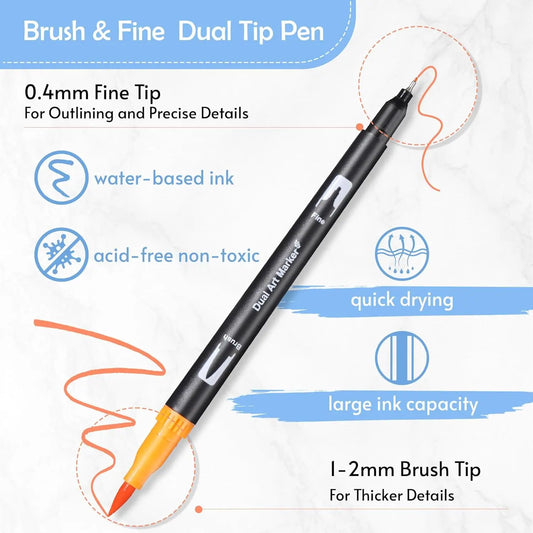 72pcs Color Double Ended
