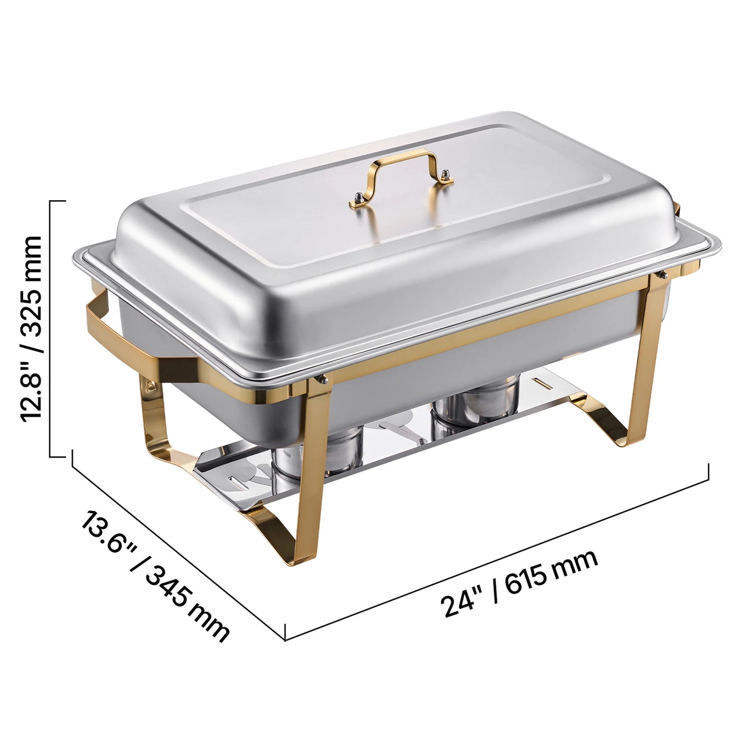 8 Qt 4 Pack Chafing Dish Buffet Set