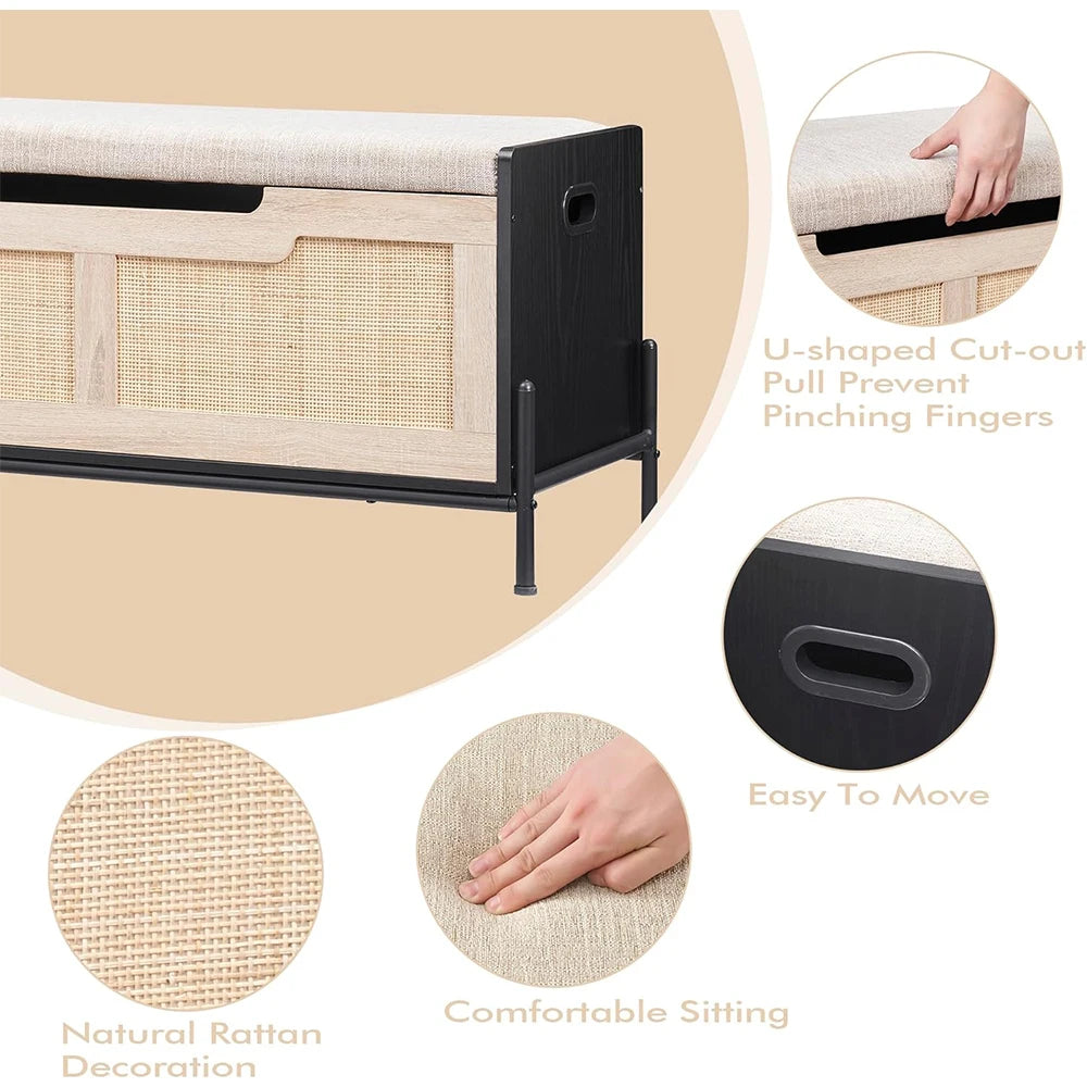Storage Bench with Cushion