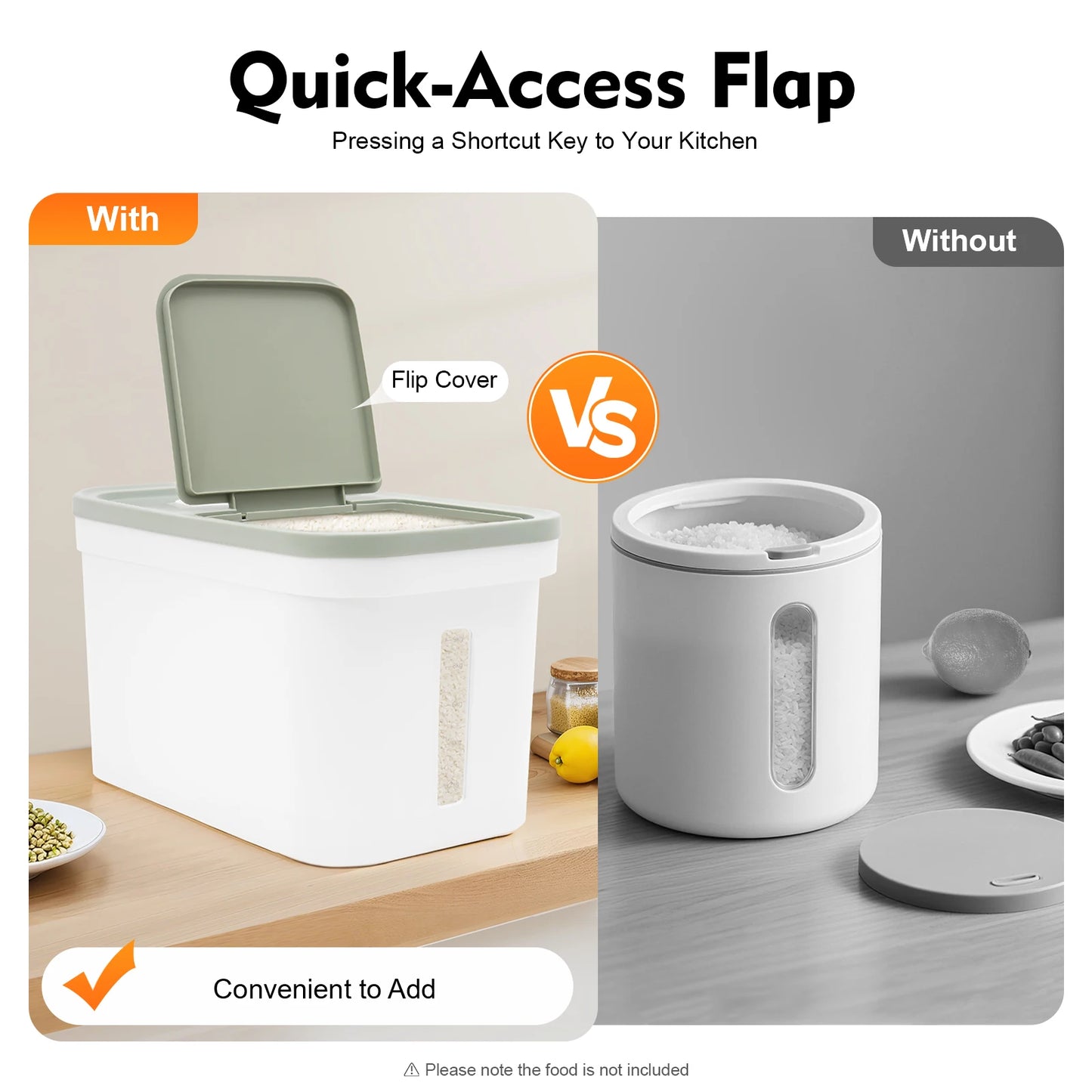 10 kg Large Food Storage Container