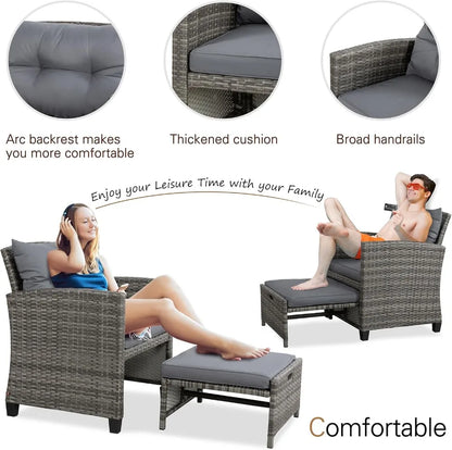 5-Piece Patio Furniture Set/Cushions