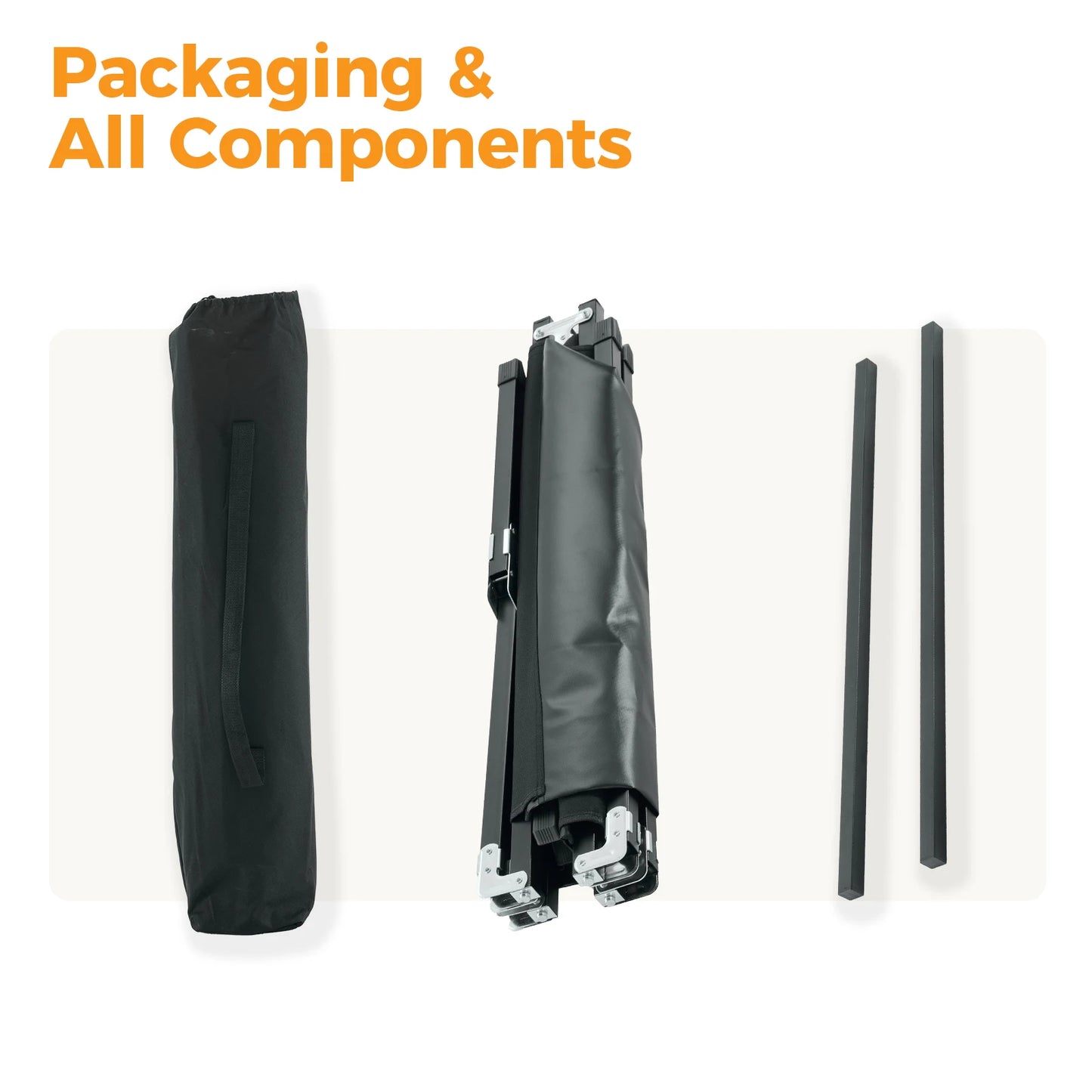 Collapsible Camping Cot Lounge Chair