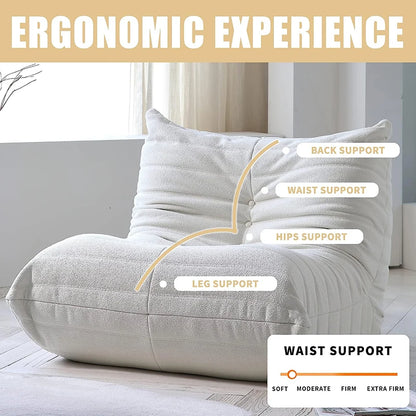 Teddy Fabric Bean Bag Sofas