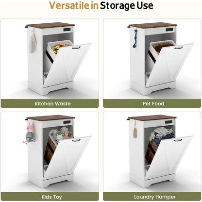 Tilt-Out Trash Can Cabinet