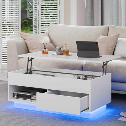 LED Lift Coffee Table