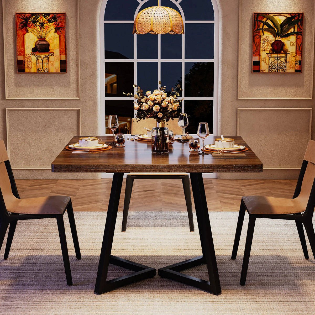 Square Dining Table for 4