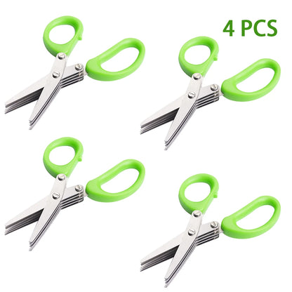 2/4PCS 5-Layered  Scissors