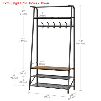 Coat Rack Shoe Bench