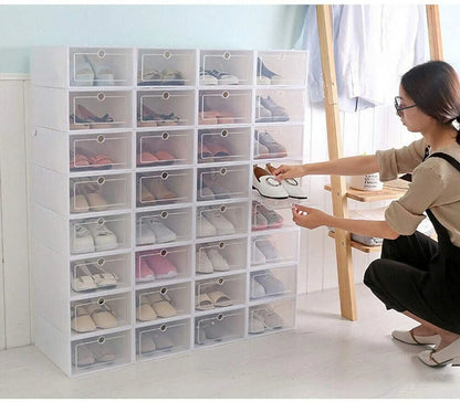 20PCS/24PCS Foldable Flip Shoe Boxes Set