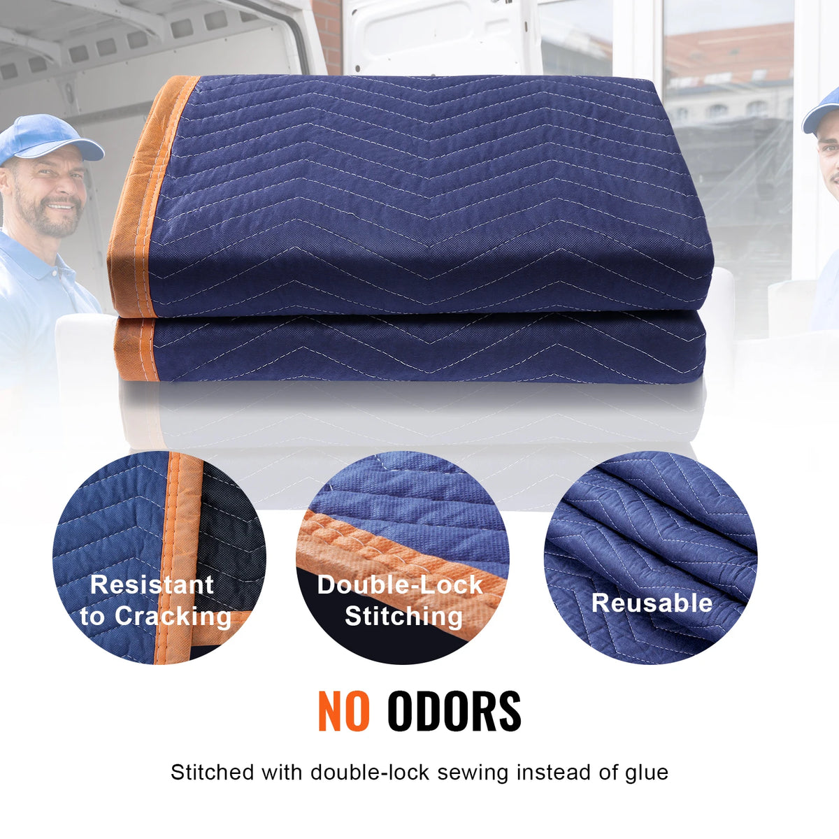35/65 lbs Moving Blankets 12 Packs