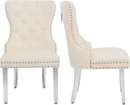 Leather Dining Chairs Set of 6