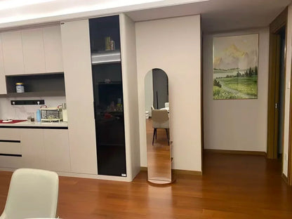 Solid Wood Floor Mirror