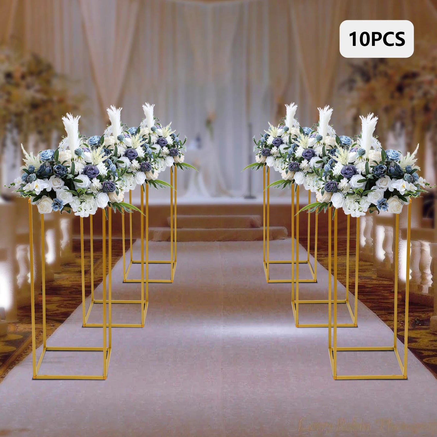 10Pcs Wedding Flower Stand Set