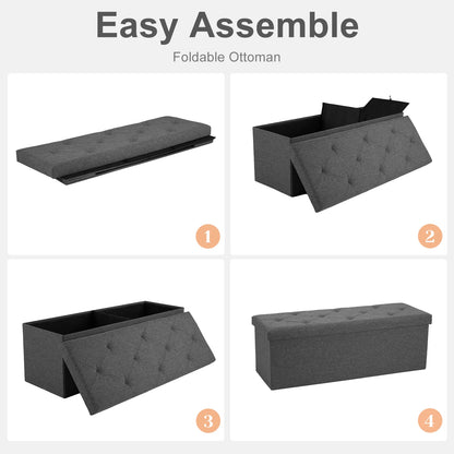 Storage Footstool Bench