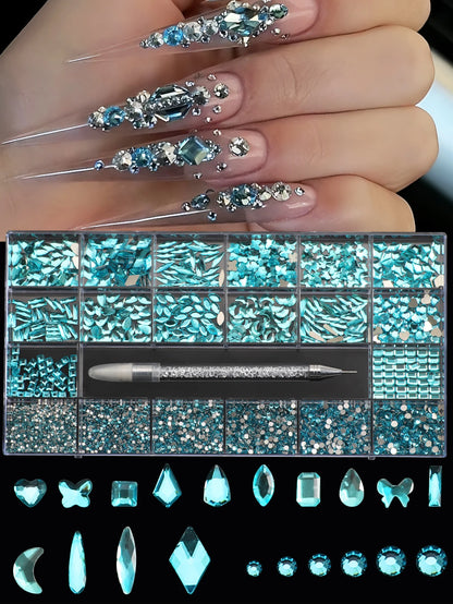 21 grid nail art jewelry