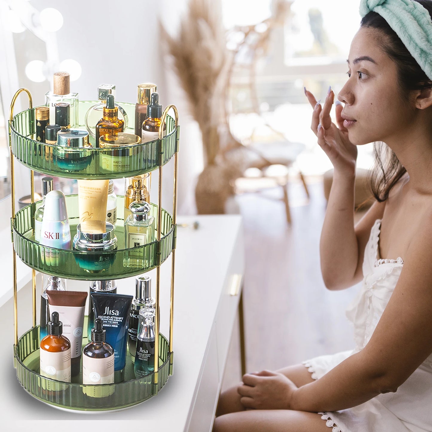 Rotating Makeup Organizer