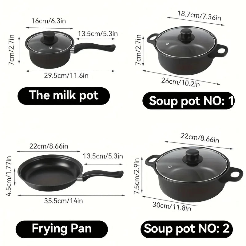 13-Piece Nonstick Cookware Set
