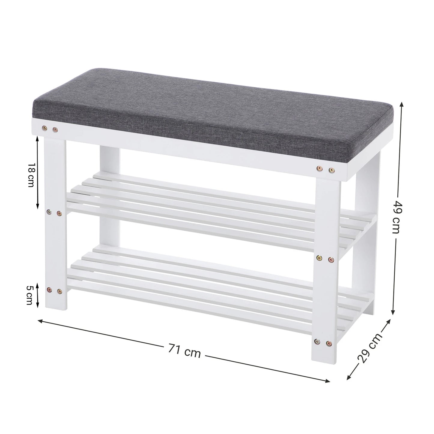 3-Tier Bamboo Stable Shoe Organizer