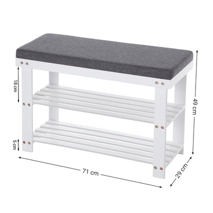 3-Tier Bamboo Stable Shoe Organizer