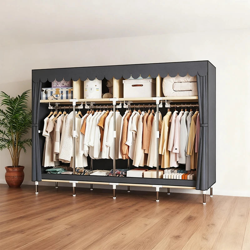 Heavy Duty Fabric Wardrobe