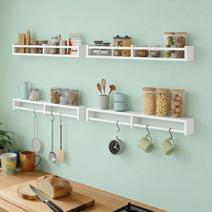 32 Inch Floating Bookshelves Set of 4