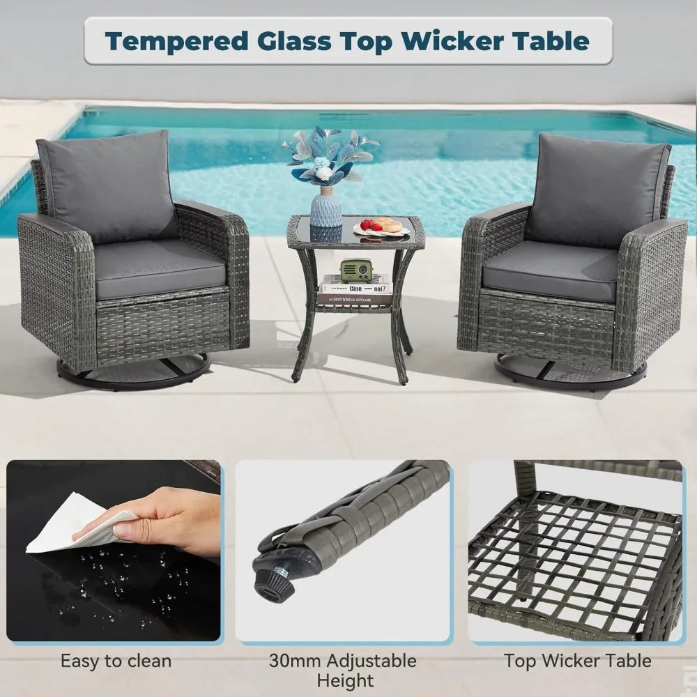 3 Piece Patio Set
