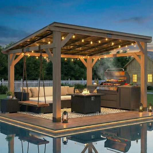 10' x 12' Cedar Patio